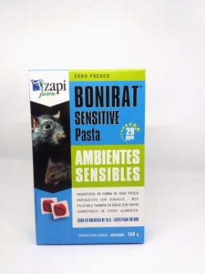 RATICIDA CEBO PASTA - Bonirat Sensitive pasta 150g
